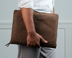 leather portfolio - boston leathers