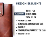 Slim leather wallets - Boston Leathers