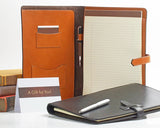 Leather Padfolio - Business Resume Folder - Boston Leathers
