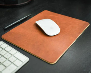 Leather mouse pad