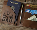 Travel Passport Case Leather