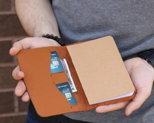 passport holder personalized - Boston Leathers