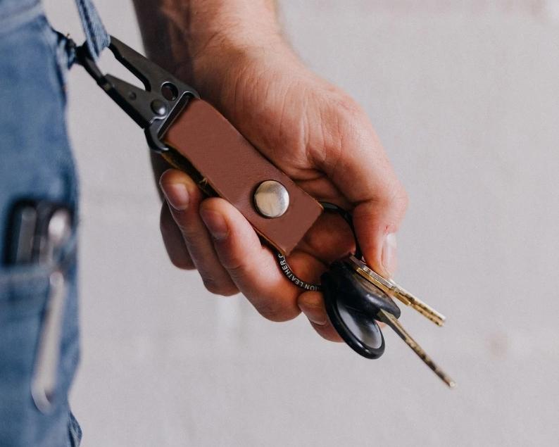 Leather Keychain - Boston Leathers