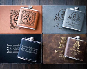 Leather Hip Flask - Boston Leathers