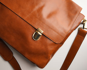  Leather Messenger Bag - Boston Leathers