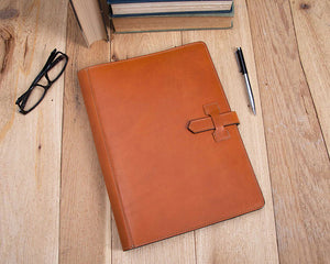 Leather Padfolio - Business Resume Folder - Boston Leathers