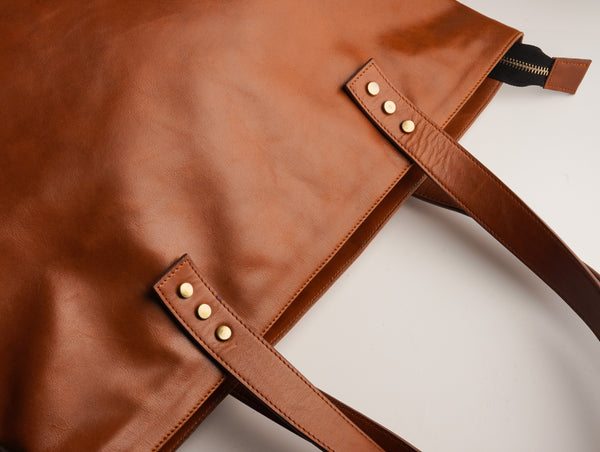 Women's leather tote online bag