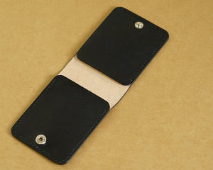 Minimalist Leather Wallet- Boston Leathers