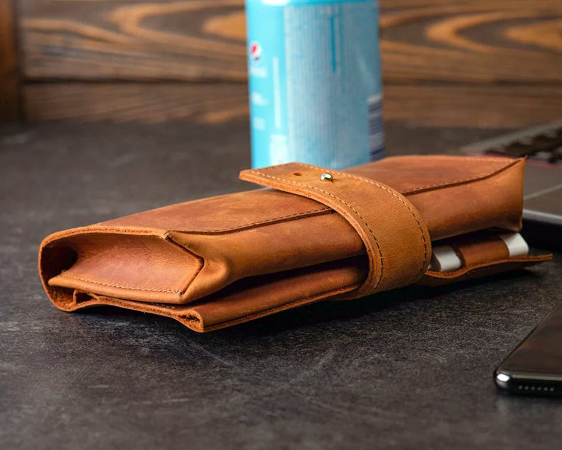 Leather Cable Organizer - Boston Leathers