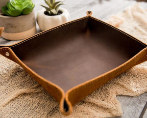 Leather Valet Tray - Boston Leathers