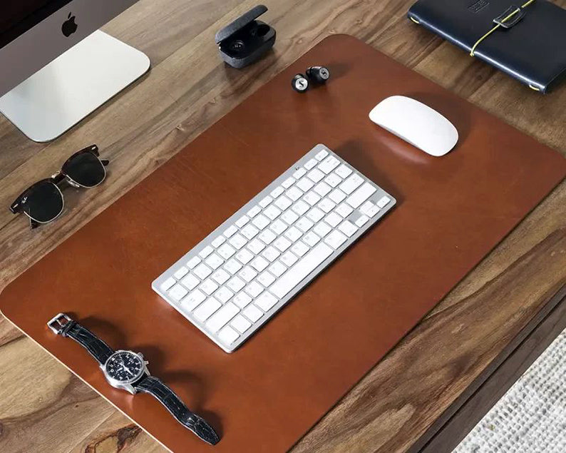Leather Desk Mat for Laptop & Desktop – BOSTON LEATHERS